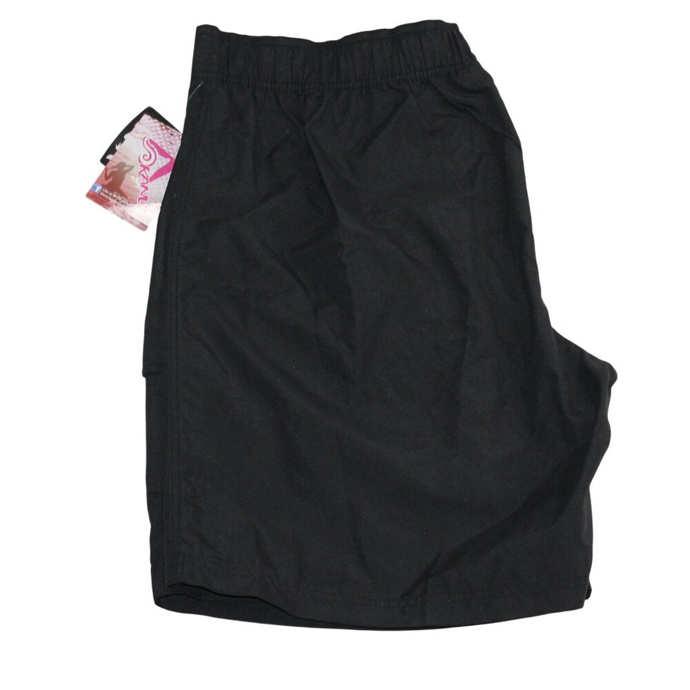 NWT Kanu Surf Mens 2XL Black Marina Cargo Pocket Swim Quick Dry Shorts - Picture 5 of 12